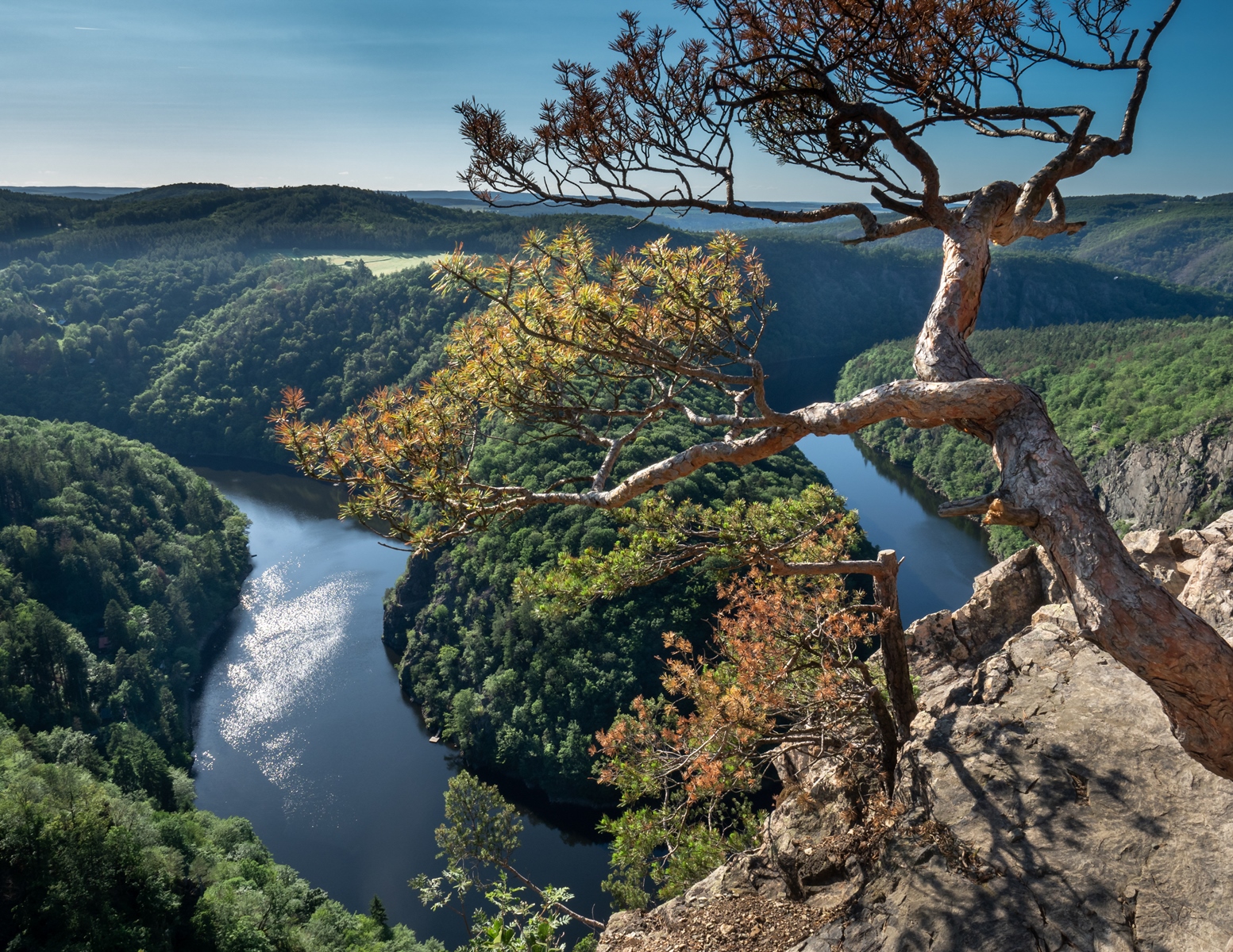 Vltava river view, Czech Republic